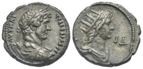 Egypt. Alexandria. Hadrian, 117-138. Tetradrachm (Billon, 26.45 mm, 13.21 g). Dated RY 14 (= 129/30). AVT KAI TRAIA ADPIANOC Laureate, draped and cuir...