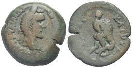Egypt. Alexandria. Antoninus Pius, 138-161. Drachm (Bronze, 33.75 mm, 28.17 g). Labors of Herakles series. Dated RY 10 (= 146/147). ΑΥΤ Κ Τ ΑΙΛ ΑΔΡ ΑΝ...