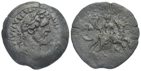 Egypt. Alexandria. Antoninus Pius, 138-161. Drachm (Bronze, 33.90 mm, 26.59 g). Dated RY 21 (= 157/8). ΑΥΤ ΚΑΙ Τ ΑΙΛ ΑΔΡ ΑΝΤ[ΩΝΙΝΟϹ ϹΕΒ] ΕΥϹ Laureate ...