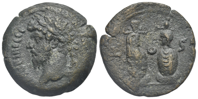 Egypt. Alexandria. Marcus Aurelius, 161-180. Drachm (Bronze, 33.00 mm, 25.61 g) ...