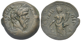 Egypt. Alexandria. Lucius Verus, 161-169. Drachm (Bronze, 30.80 mm, 18.24 g) dated RY 1 (= 161) Λ ΑΥΡΗΛΙΟϹ ΟΥΗΡΟϹ ϹЄΒ Laureate, draped and cuirassed b...