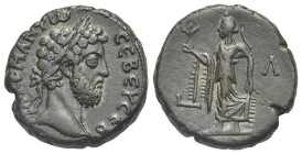 Egypt. Alexandria. Commodus, 177-192. Tetradrachm (Bronze, 23.80 mm, 13.30 g) dated RY 30 of Marcus Aurelius (posthumous dating = 189-190) Μ Α ΚΟΜ ΑΝΤ...