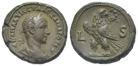 Egypt. Alexandria. Severus Alexander, 222-235. Tetradrachm (Billon, 25.1 mm, 12.35 g). Dated RY 6 (= 226/7). A KAI MA AYΡ CЄΥ ΑΛЄΞΑΝΔΡΟC ЄΥ Laureate, ...