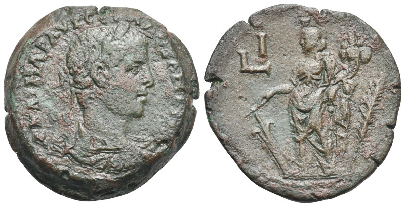 Egypt. Alexandria. Severus Alexander, 222-235. Drachm (Bronze, 33.5 mm, 22.62 g)...