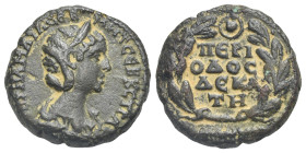 Egypt. Alexandria. Julia Mamea, mother of Severus Alexander, 222-235. Tetradrachm (Billon, 23.1 mm, 12.33 g). Dated RY 7 of Severus Alexander (= 227/8...