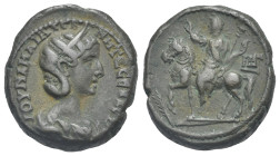 Egypt. Alexandria. Julia Mamaea, mother of Severus Alexander, 222-235. Tetradrachm (Billon, 21.8 mm, 12.20 g). Dated RY 13 of Severus Alexander (= 233...