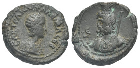 Egypt. Alexandria. Tranquillina, wife of Gordianus III, 241-244. Tetradrachm (Billon, 24.1 mm, 12.33 g). Dated RY 5 of Gordianus III (= 241/2). ϹΑΒ ΤΡ...
