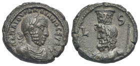 Egypt. Alexandria. Gallienus, 253-268. Tetradrachm (Billon, 23.4 mm, 9.17 g). Dated RY 6 (= 258/9). Α Κ Π ΛΙ ΟΥ ΓΑΛΛΙΑΝΟϹ Ε[ΥϹ] Laureate, draped, and ...