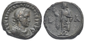 Egypt. Alexandria. Gallienus, 253-268. Tetradrachm (Billon, 21.5 mm, 11.06 g). Dated RY 1 (= 253/4). Α Κ Π ΛΙ ΟΥ ΓΑΛΛΙHΝΟC CЄB Laureate, draped, and c...