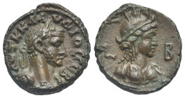 Egypt. Alexandria. Claudius II Gothicus, 268-270. Tetradrachm (Billon, 21.30 mm, 8.52 g) Dated RY 2 (= 269-270) AVT K KΛΑYΔΙΟC CЄB Laureate and cuiras...