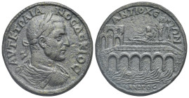Caria. Antioch ad Maeandrum. Traianus Decius, 248-251. Bronze (34.16 mm, 21.51 g). Circa AD 248-251. AYT K TPAIA - NOC ΔЄΚΙΟC Laureate, draped and cui...