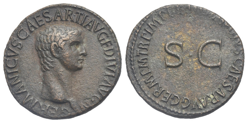 Germanicus, father of Caligula. As struck under Claudius (Bronze, 28.00 mm, 10.0...