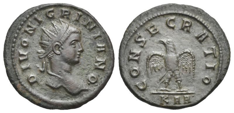 Divus Nigrinian, died circa 284. Antoninianus struck under Carus (Billon, 22.1 m...