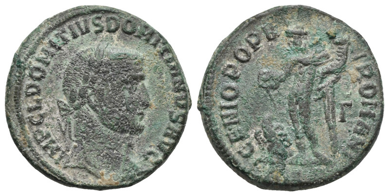 Domitius Domitianus, Usurper, 297-298. Follis (Bronze, 25.12 mm, 9.32 g), Alexan...