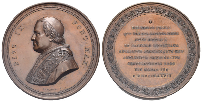 Pius IX, Giovanni Maria Mastai Ferretti of Senigallia. Pope from 1846 to 1878. T...