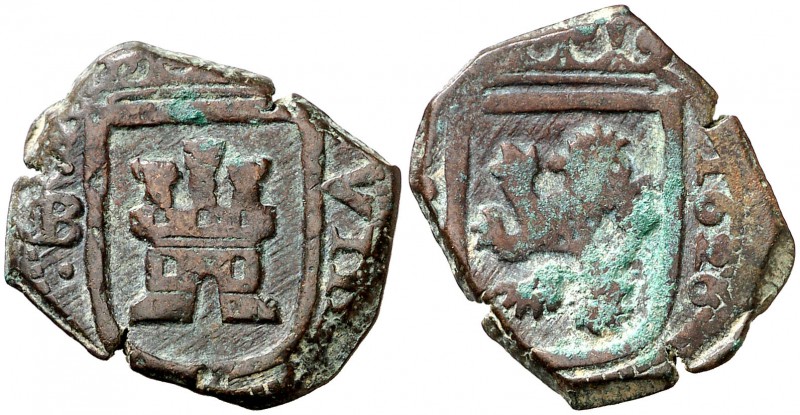 1626. Felipe IV. Burgos. 8 maravedís. (Cal. 1256). 4,81 g. Ex Colección Lepanto,...