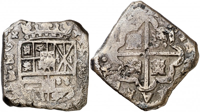 (16)51. Felipe IV. Burgos. . 8 reales. (Cal. 250, indica rarísima, sin precio). ...