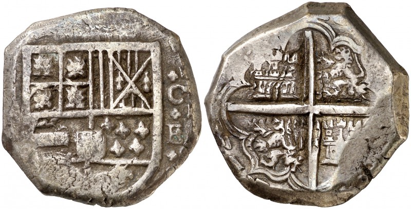 (1633 y 1634). Felipe IV. Cartagena de Indias. E. 8 reales. (Cal. tipo 74) (Rest...
