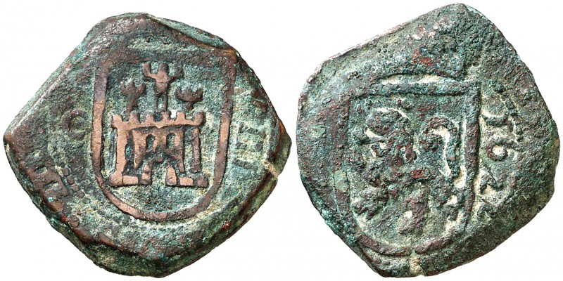 1622. Felipe IV. Cuenca. 8 maravedís. (Cal. 1321). 7,16 g. BC.