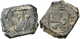 1625. Felipe IV. Cuenca. 8 maravedís. (Cal. falta) (J.S. F-38). 4,83 g. BC+.