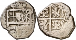 (1651). Felipe IV. Cuenca. . 4 reales. (Cal. 656). 13,43 g. Ejemplar de la futura Edición de Numismática Española de Áureo & Calicó. Rarísima. BC+....