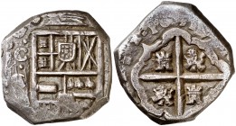 1651. Felipe IV. Cuenca. . 8 reales. (Cal. 259). 26,99 g. Ex Áureo 17/10/2001, nº 1905. Rarísima. MBC+.