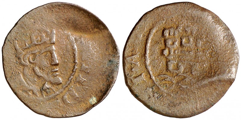 s/d. Felipe IV. Eivissa. 1 dobler. (Cal. 1386) (Cru.C.G. 3709b, mismo ejemplar)....