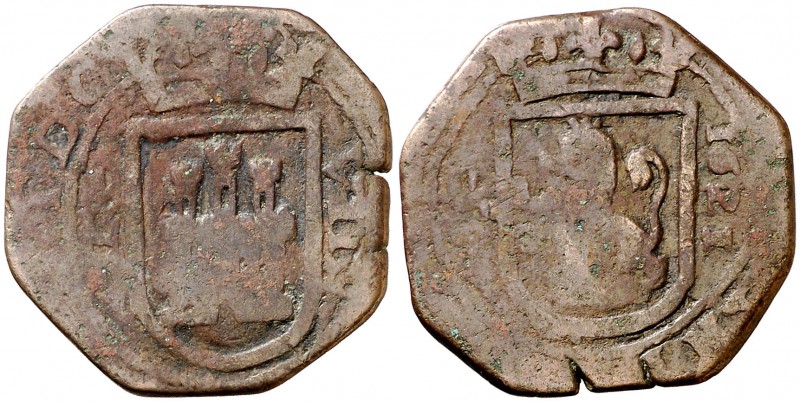 1621. Felipe IV. Granada. 8 maravedís. (Cal. 1355). 4,74 g. Ex Colección Lepanto...