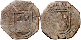 1621. Felipe IV. Granada. 8 maravedís. (Cal. 1355). 4,74 g. Ex Colección Lepanto, Áureo 27/04/1999, nº 549. BC.