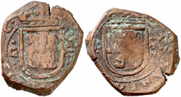 1623. Felipe IV. Granada. 8 maravedís. (Cal. 1357). 9,22 g. Ex Colección Lepanto, Áureo 27/04/1999, nº 549. MBC-.