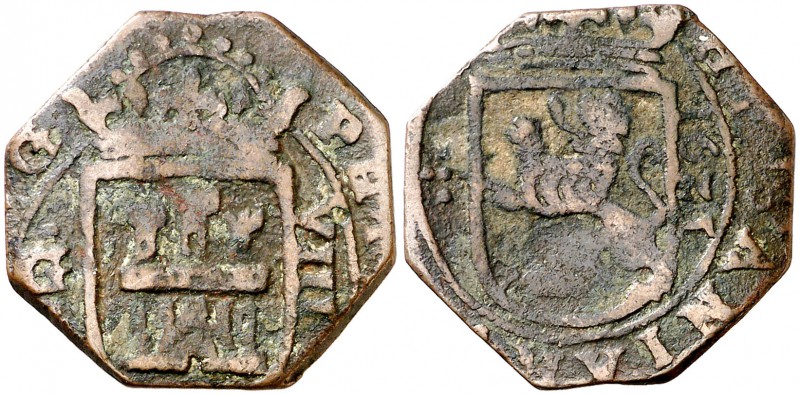 1625. Felipe IV. Granada. 8 maravedís. (Cal. 1359). 4 g. Ex Colección Lepanto, Á...