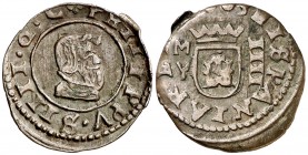 1663. Felipe IV. M (Madrid). Y. 4 maravedís. (Cal. 1449). 1,12 g. MBC/MBC+.