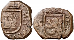 1624. Felipe IV. (Madrid). 8 maravedís. (Cal. 1412). 5,78 g. Ex Colección Lepanto, Áureo 27/04/1999, nº 562. MBC-.