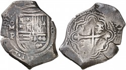 1659. Felipe IV. México. P. 8 reales. (Cal. 368). 25,54 g. Ex Ponterio 18/01/2003, nº 1860. MBC-.