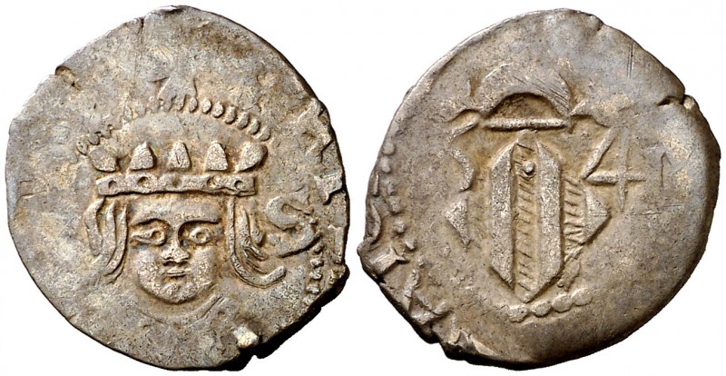 1641. Felipe IV. Valencia. 1 divuitè. (Cal. 1105) (Cru.C.G. 4434g). 2,08 g. Rara...