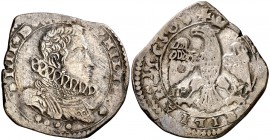 1650. Felipe IV. Messina. IP-PP. 4 tari. (Vti. 194) (MIR. 355/24). 10,39 g. MBC.