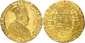 1641. Felipe IV. Amberes. Doble soberano. (Vti. 1531, error foto) (Vanhoudt 637.AN). 11,04 g. Muy bella. Brillo original. Ex Áureo 06/03/1996, nº 319....
