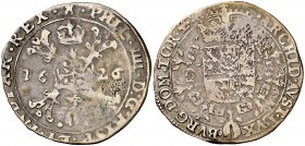 1626. Felipe IV. Tournai. 1/4 de patagón. (Vti. 707) (Vanhoudt 647.TO). 6,59 g. Rara. MBC.