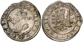1624. Felipe IV. Besançon. 1 doble gros. (Vti. 1644) (P.A. 5416). 3,33 g. A nombre y busto de Carlos I. Ex Colección Rocaberti, Áureo 19/05/1992, nº 6...