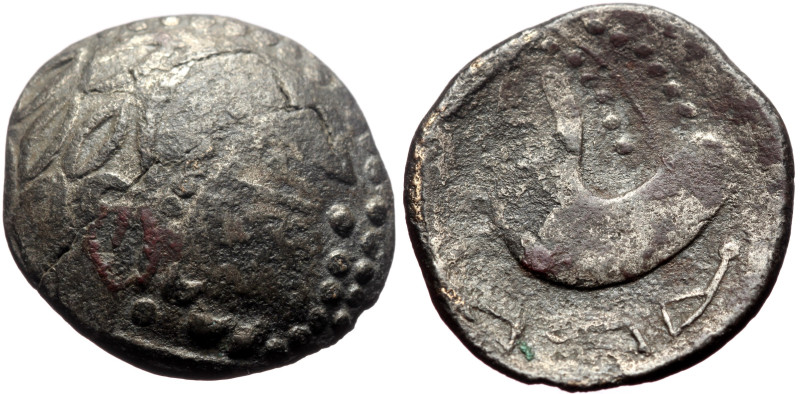 Celtic tribes, Eastern Europe Bl 'Tetradrachm' (Billon, 6.92g, 21mm) Imitation o...