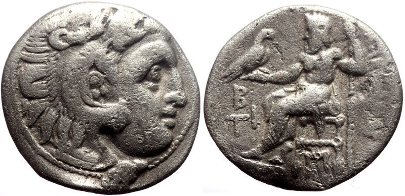 Kings of Macedon, Alexander III the Great (336-323 BC) AR Drachm (Silver, 4.01g,...