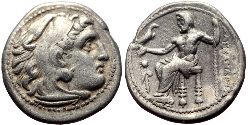 Kings of Macedon, Alexander III 'the Great' (336-323 BC) AR Drachm (Silver, 4.15...