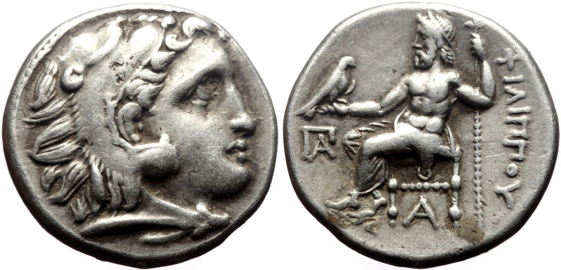 Kings of Macedon, Philip III Arrhidaios (323-317 BC) AR Drachm (Silver, 4.25g, 1...