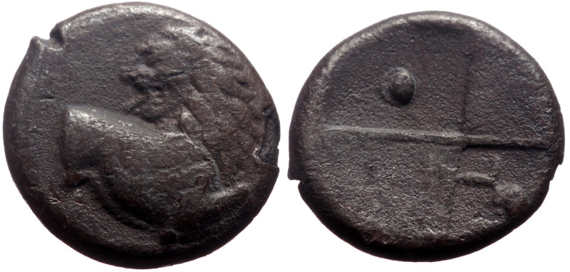 Thrace, Chersonesos AR Hemidrachm (Silver, 2.02g, 13mm) ca 386-338 BC
Obv: Forep...