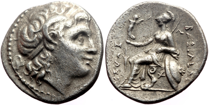 Kings of Thrace, Lysimachos (305-281 BC) AR Drachm (Silver, 4.09g, 18mm) Ephesos...