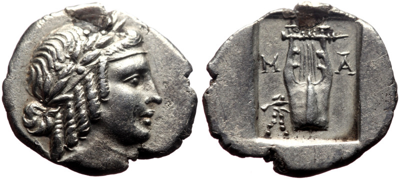 Lycian League, Masicytes (ca 30-27 BC) AR Hemidrachm (Silver, 1.85g, 16mm)
Obv: ...