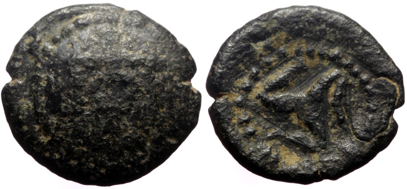 Pisidia, Selge AE (Bronze, 1.30g, 12mm) ca. 2nd-1st BC. 
Obv: Round shield with ...