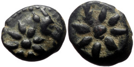 Pontos, Uncertain mint AE (Bronze, 2.02g, 11mm) ca 130-100 BC 
Obv: Head of horse right with star of eight rays on neck 
Rev: Comet star of eight rays...