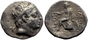 Seleukid Kings of Syria, Antioch, Seleukos IV Philopator (187-175 BC)
AR Drachm (Silver, 3.65g, 19mm) 
Obv: Diademed head of Seleukos IV to right 
Rev...