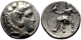 Seleukid Kings of Syria, Seleukos I Nikator AR Tetradrachm (Silver, 16.06g, 27mm) In the name and types of Alexander III of Macedon, Babylon I, ca 311...